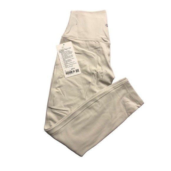 Lululemon Align HR Womens Legging 25” Color Bone White Size 6 $98 New w/tag - Picture 4 of 6